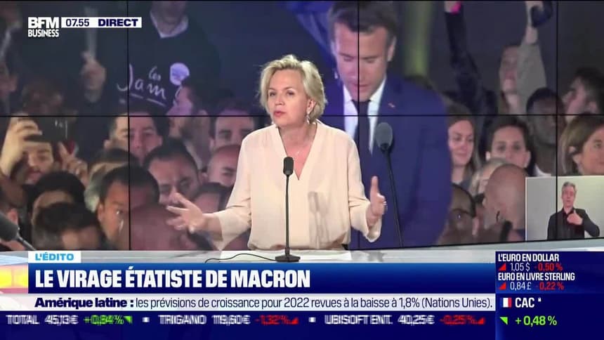 Virginie Calmels sur BFM Business pour parler du virage étatiste d'Emmanuel Macron